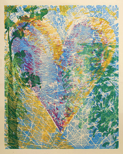 Lakeside, print by Jim Dine