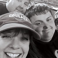 Sherridan and Jeff Poffenroth with WSU Sophomore Bret Poffenroth and Ryan Poffenroth ’17 (Family Facebook photo from WSU Parents’ Chat Café)