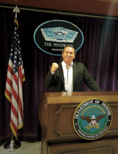 Charles Hudson at the Pentagon