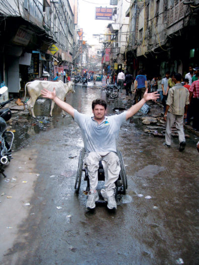 Tom Haig in Delhi, India