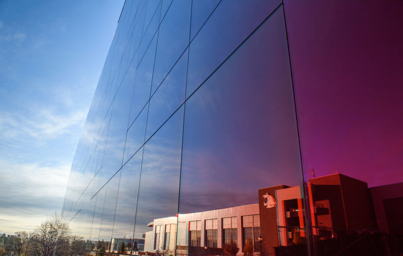 Outside view of Jordan Schnitzer Museum of Art/WSU