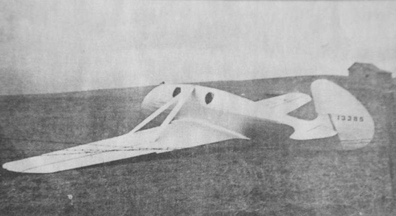 Artman glider in 1937