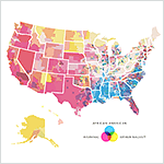 teacher diversity map