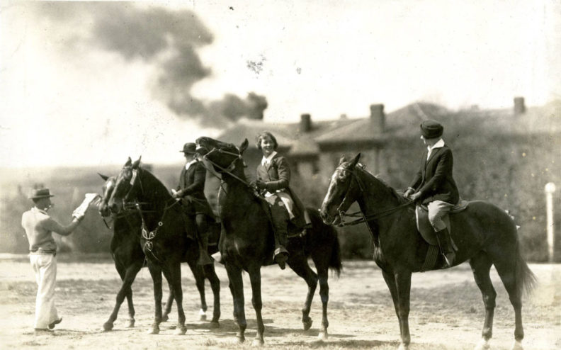 Equestrian event at WSC 1927