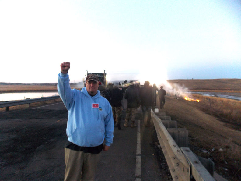 Greg Urquhart at Standing Rock