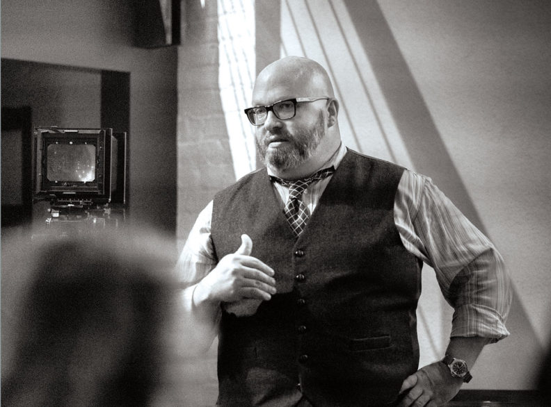 Harley Cowan presenting