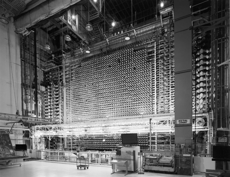 loading face of B Reactor at Hanford