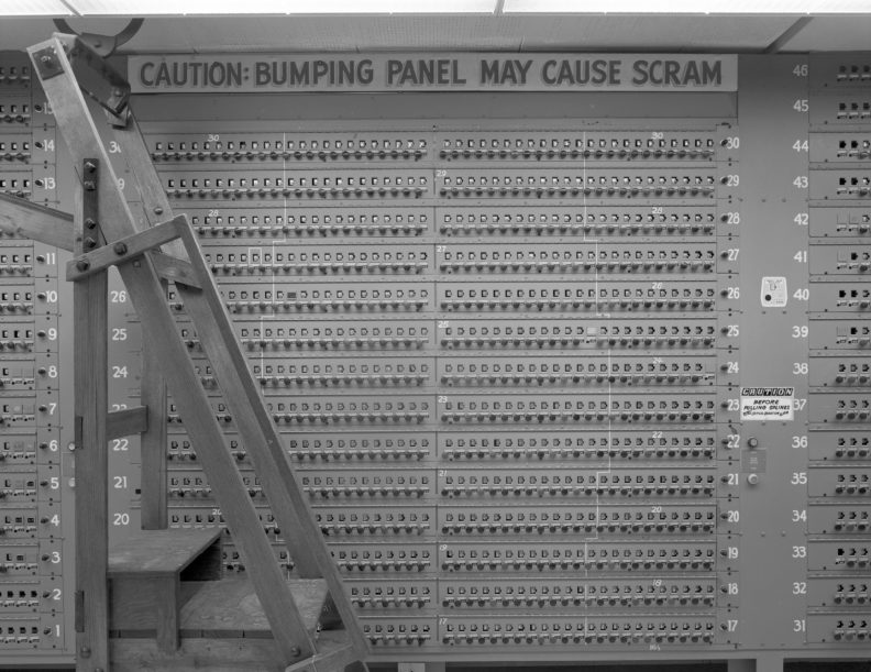 Gauges to monitor cooling water in Hanford B Reactor
