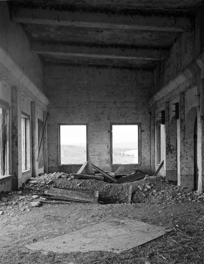 interior of the Allard Pump House on Hanford Reservation