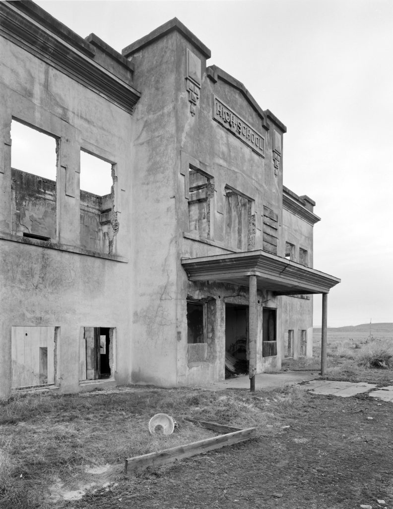 Hanford High School, abandoned with the creation of the Hanford Nuclear Reservation