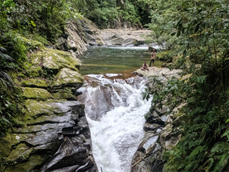 Waterfall in Papua New Guinea