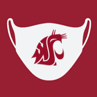 WSU themed face mask