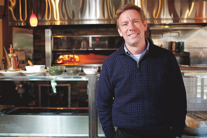 Joe Fugere in kitchen