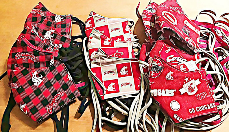 WSU-themed masks