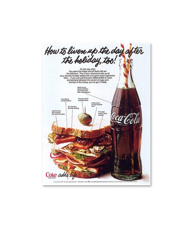 vintage food advertisement