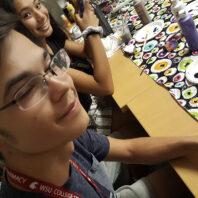 Native American students at Na-ha-shnee in 2019