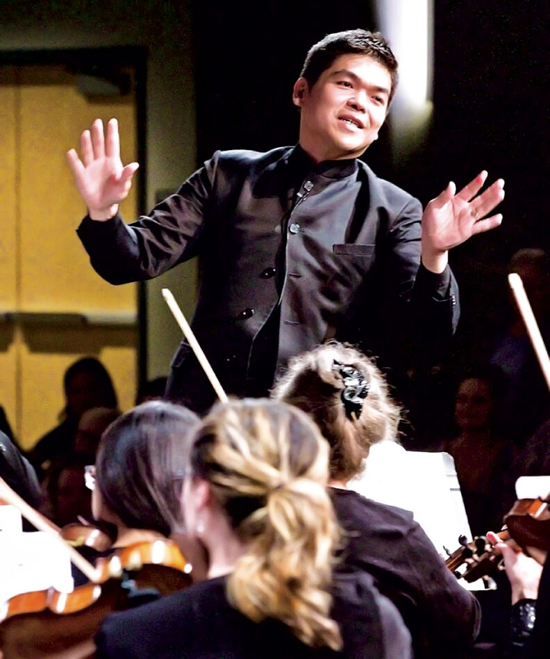 Maestro Danh Pham conducts the 48th season opening concert of the Washington Idaho Symphony
