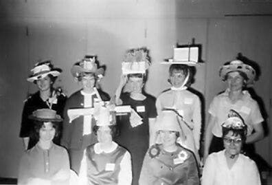 University Dames meeting for a fun contest