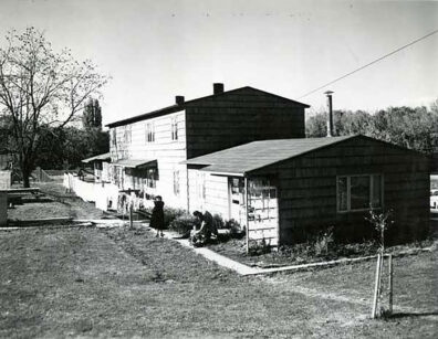 married student housing, South Fairway, WSU Pullman campus, 1953