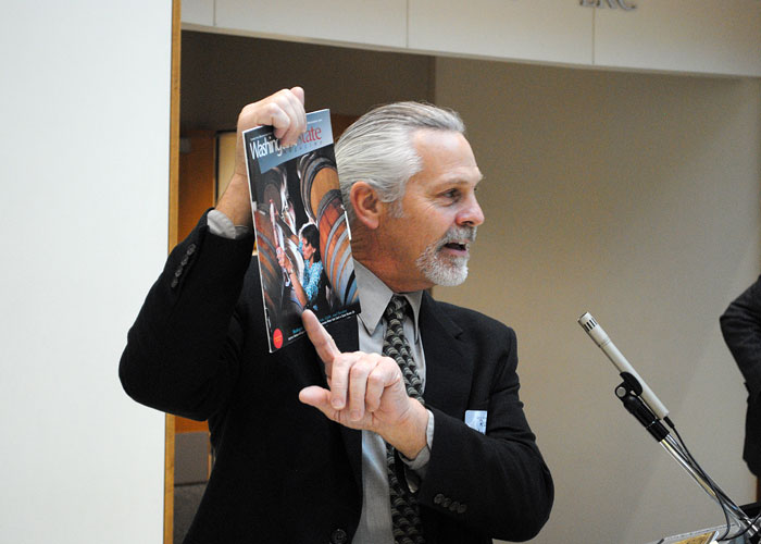 Russ Salvadalena with first issue
