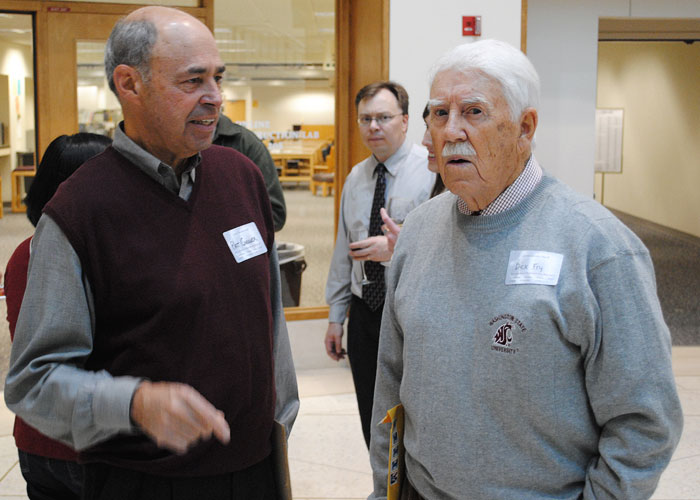 Pat Caraher with Dick Fry