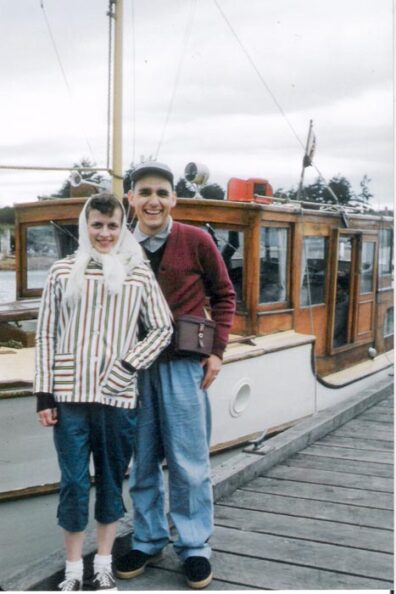 Duane and Arleen Stowe honeymoon in Victoria, B.C., 1954