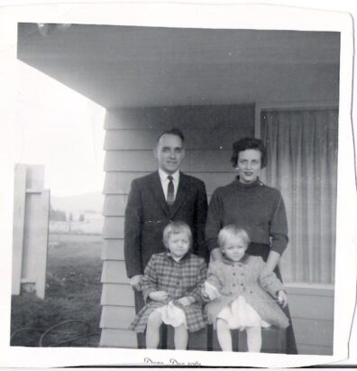 Daughters Merri Anne and Peggy in the 1960s