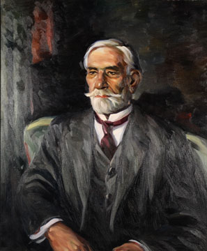 F. Robert Insinger painting by Worth D. Griffin