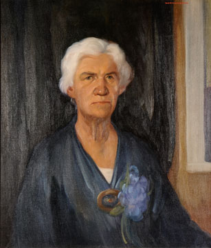 Mary Warren Spalding painting by Worth D. Griffin
