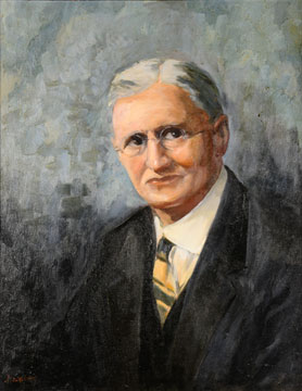William J. Spillman painting by Worth D. Griffin