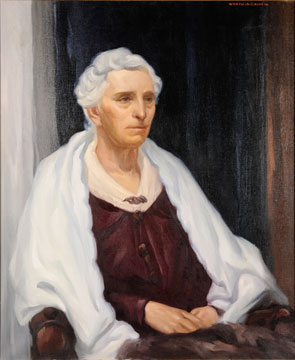 Christine McRae Winans painting by Worth D. Griffin