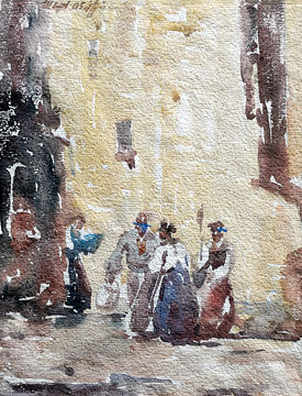 A Griffin watercolor