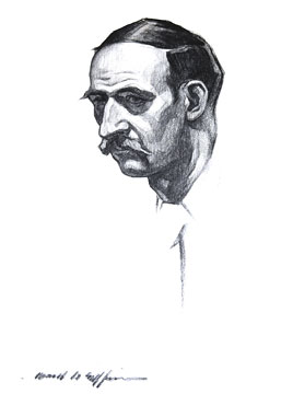 A Griffin charcoal study