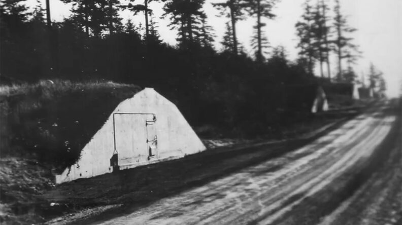 munitions magazines at Indian Island