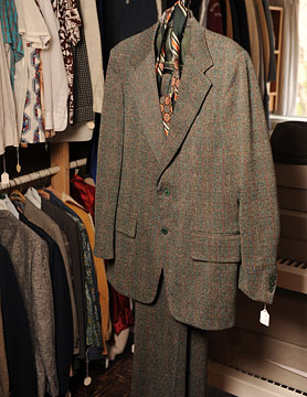 American man's suit, 1970s