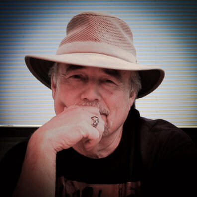 David Patterson in a hat