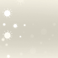 illustration of coronavirus on a gray background