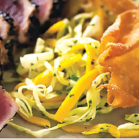 Mango cabbage slaw