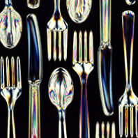 bioplastic knives, forks, and spoons