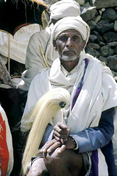 Melaku, an elder from Agam Woha
