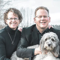 Chris Reykdal with dog and wife Kim