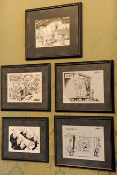 A few political cartoons showing Reed's role in the 2004 election