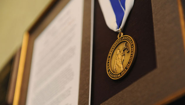 Gonzaga Law Medal for conduct during 2004 Governor's election