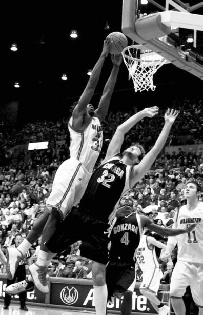 WSU forward Ivory Clark dunks