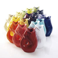 Fish shaped pots in many colors