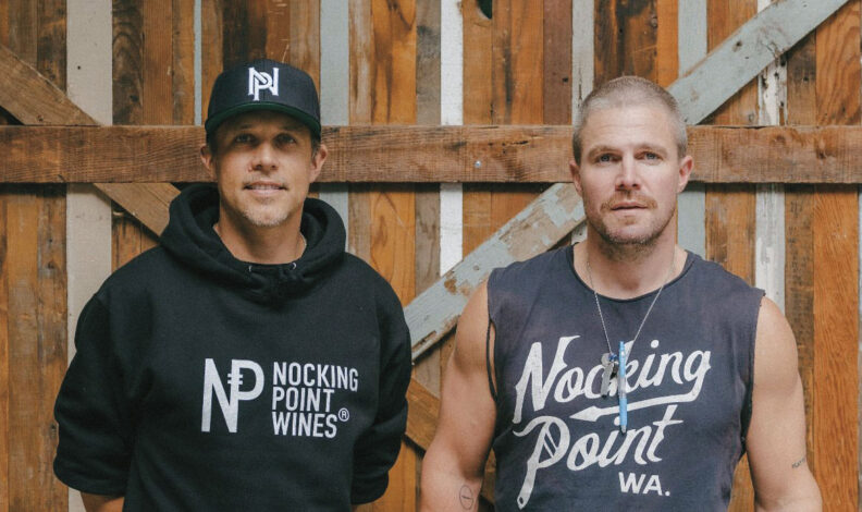 Andrew Harding and Stephen Amell