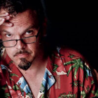 Rantz Hoseley in tropical shirt