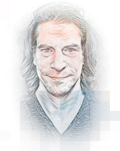 Illustration of philosophy professor Matt Stichter