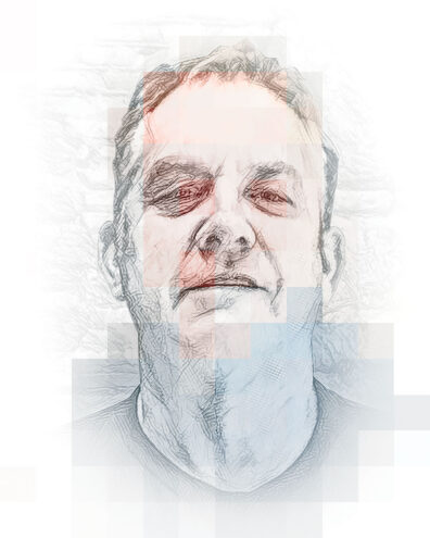 Illustration of psychologist Walter Scott