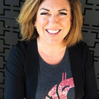 Mariah Maki wearing a black shirt with a WSU Cougar logo